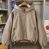 High-Quality Women's Versatile Plus Size Hooded Short Jacket - 2025 Spring Trendy Style