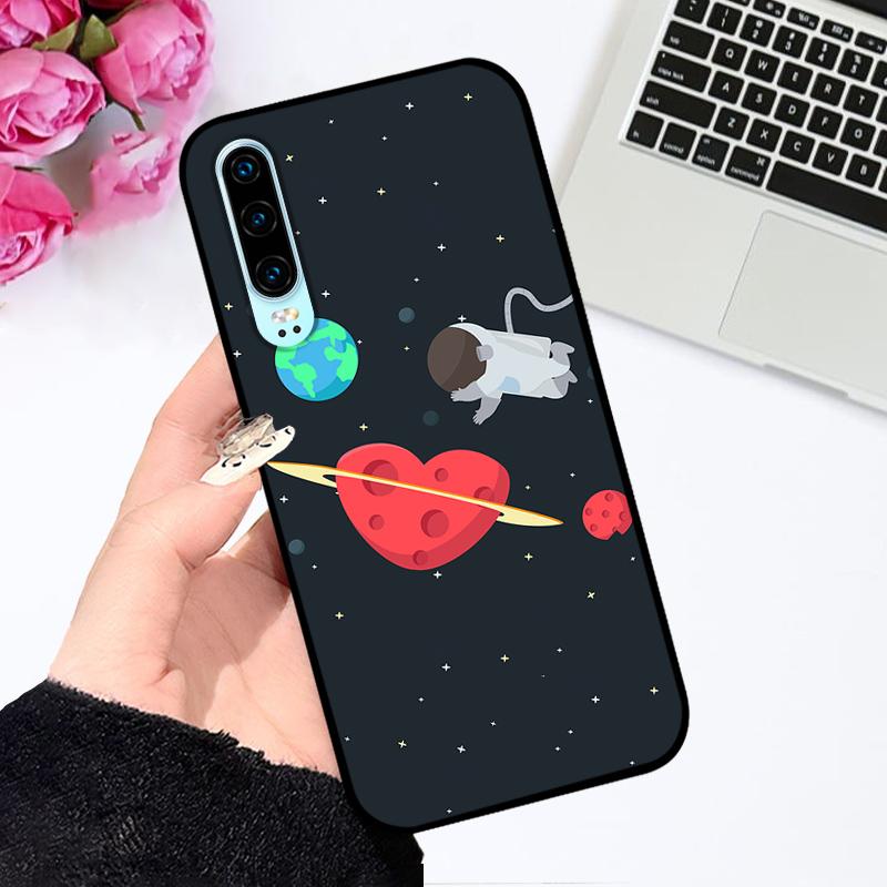 For Huawei P30 Pro Case P 30 Fashion Painted TPU Silicone Soft Phone Cover For Huawei P30 lite Coque Bumper Nova 4e Funda Capa
