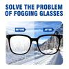 KJM Anti-Fog Solution for Glasses & Swimming Goggles - Clear Vision Restorer, Protective Eyewear Cleaner, Fit for All Glasses, S