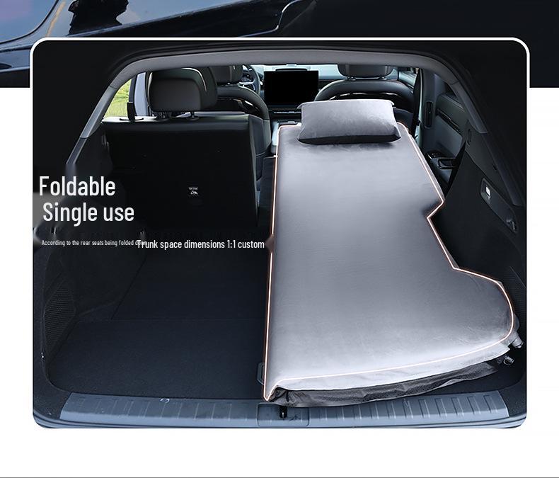 Jike 7x Compatible Car Sleeping Mat: Mattress for Rear Seat & Trunk