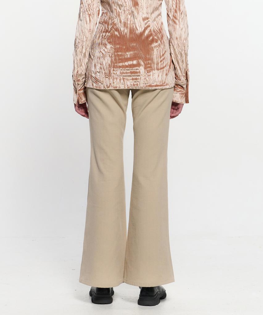 Kimjisu Stripe Bootcut Pants _ Beige