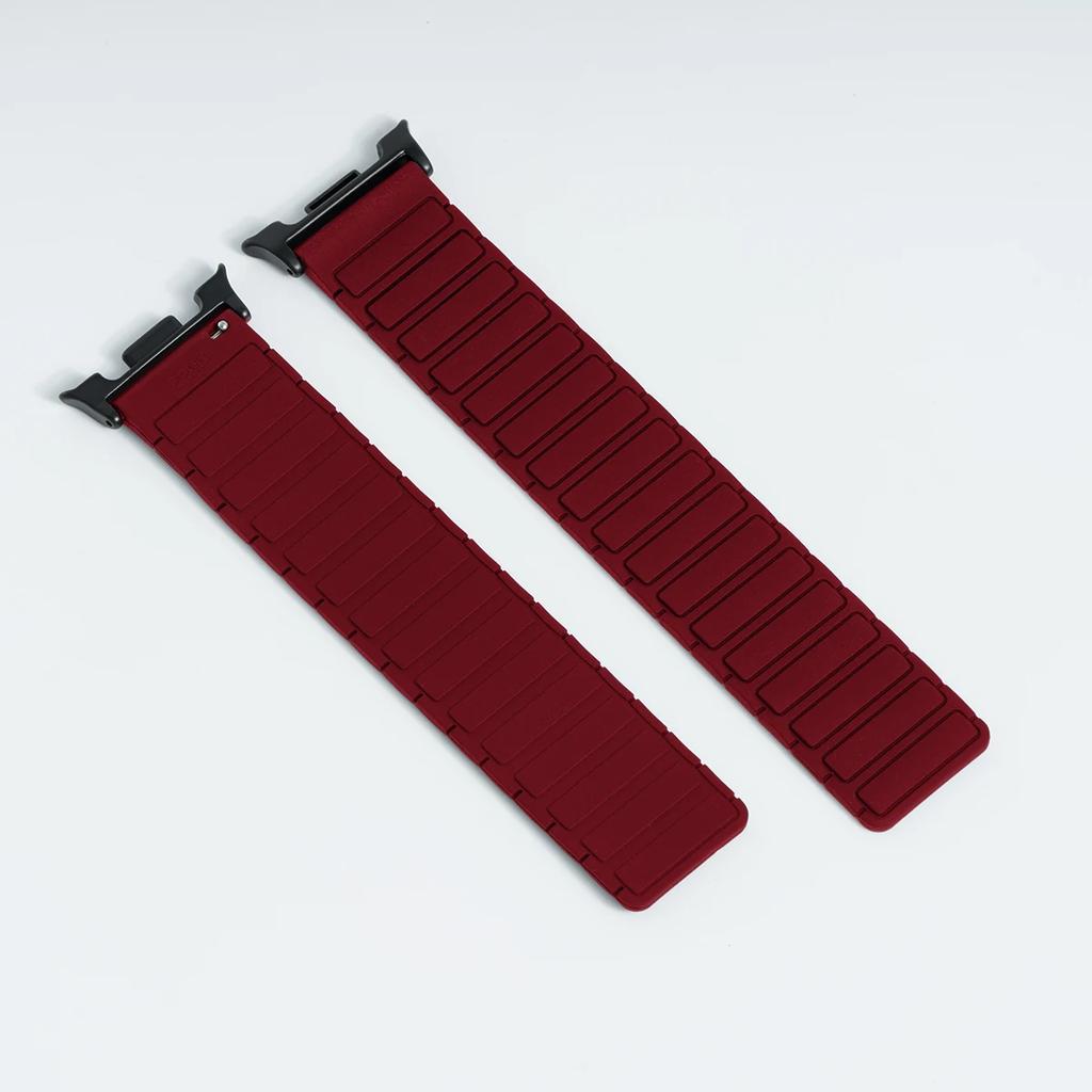 Magnetiskt loop-armband utan mellanrum för Samsung Galaxy Watch 8/8Classic Ultra 2 Silikonarmband för Samsung Galaxy Ultra 47mm Klockarmband