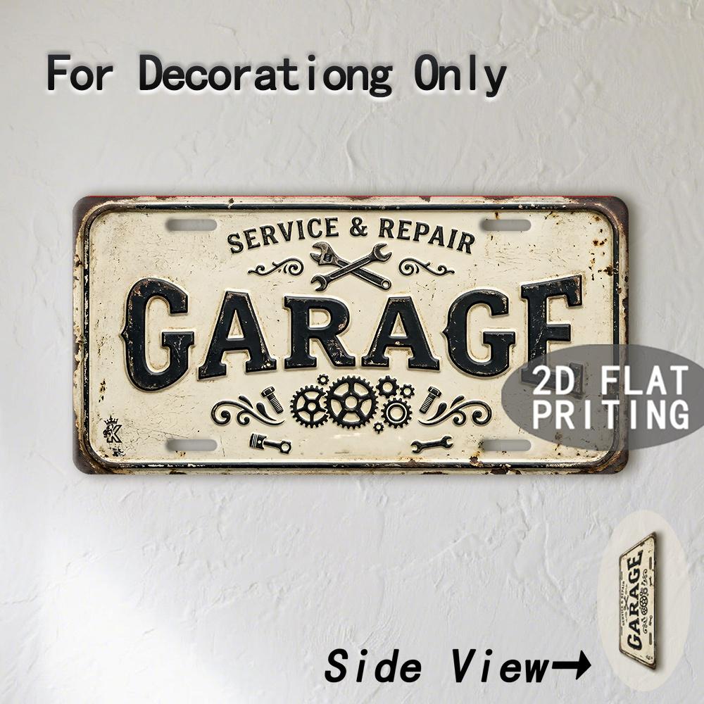 Tin Sign - Vintage Durable Metal Plaque Wall Decor, Home Office Bar Man Cave Bar Garage Birth Year License Plate Wall Art
