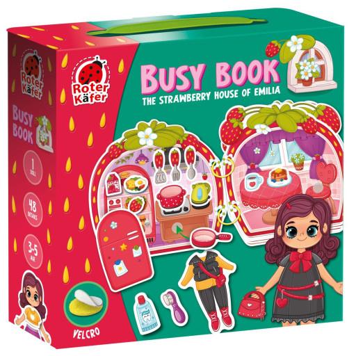 Busy Book. Educational Game. Emilia's Strawberry House