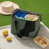Practical Oxford Cloth Insulation Bag Waterproof with Handle Food Thermal Handbag Large Capacity Food Storage Bags for Home