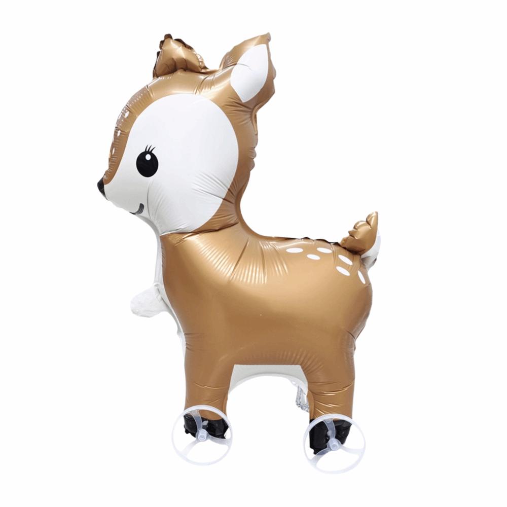 

Large Size Walking Balloon Elephant Design Cartoon Animal Foil Balloons Stand Design With Wheel Aluminum Foil Balloon As Shown