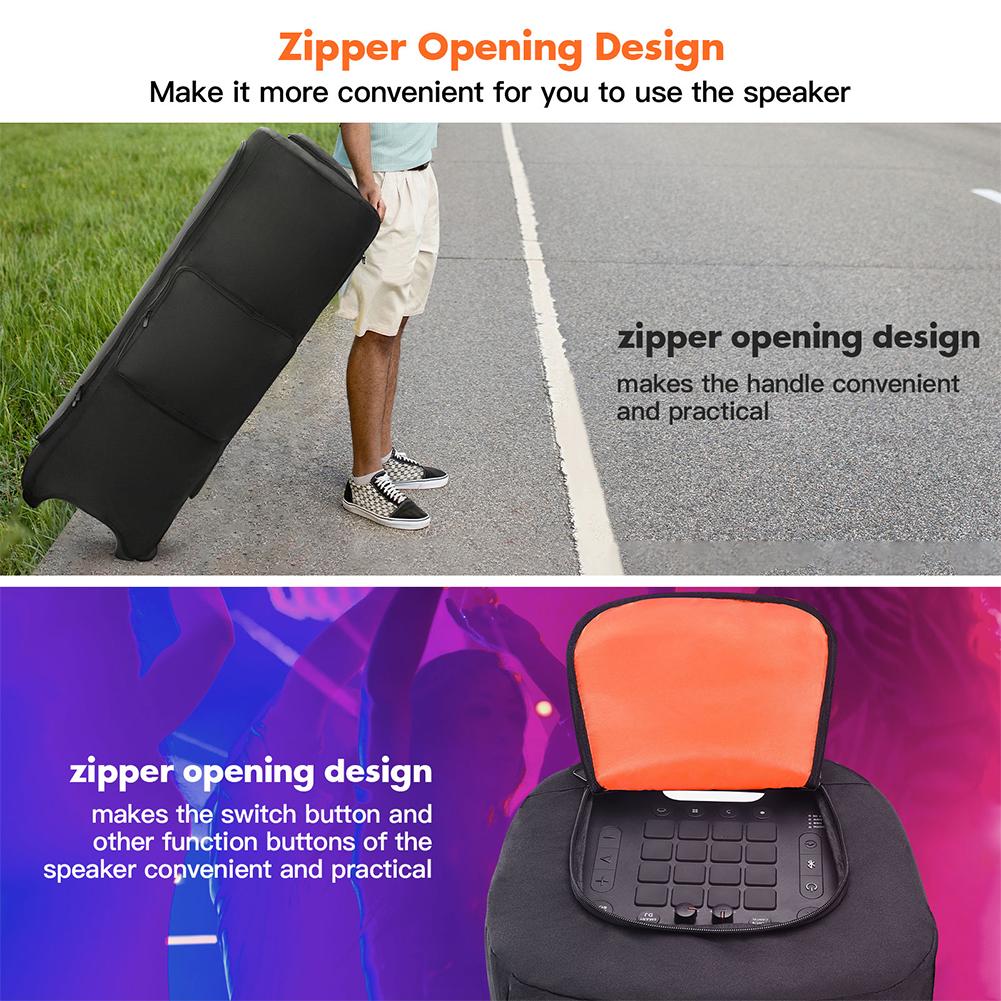 Speaker Dust Cover Waterproof Party Speaker Dust Cover Zipper Closure Double-Sided Speaker Storage Bag for JBL PARTYBOX 1000 Bag
