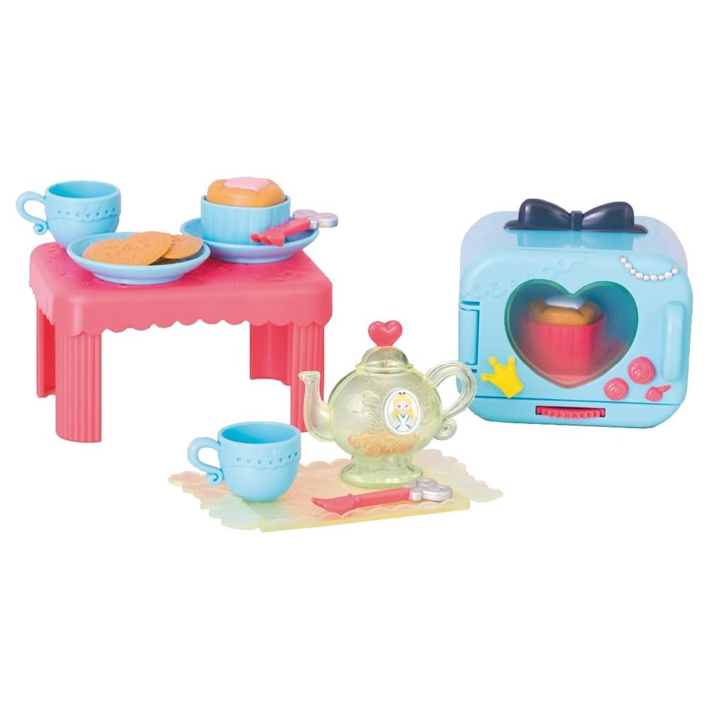 Remin & Soran Alice Sweet Tea Party Set Toy with Accessories and Decorative Elements