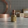 Cooling System Copper Pipe Connector HighPressure Resistant Flared Nut to Sweat Adapter Leak Brass