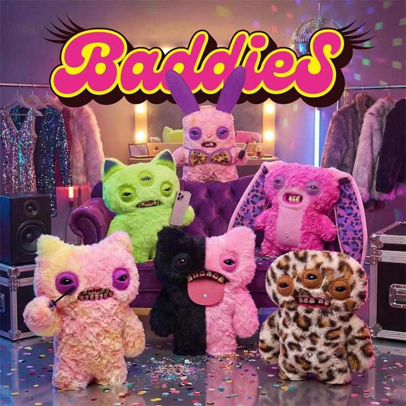 New Funny Ugly Teeth Monster Plush Toys Fugglercorns Baddies Alley Cats Love Fuggs Stuffed Peluche Dolls Gifts