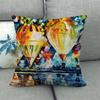 Painted Character Series Digital Printing Short Plush Pillow Covers Decorative For Car Sofa Office Cushion Cover Home Goods
