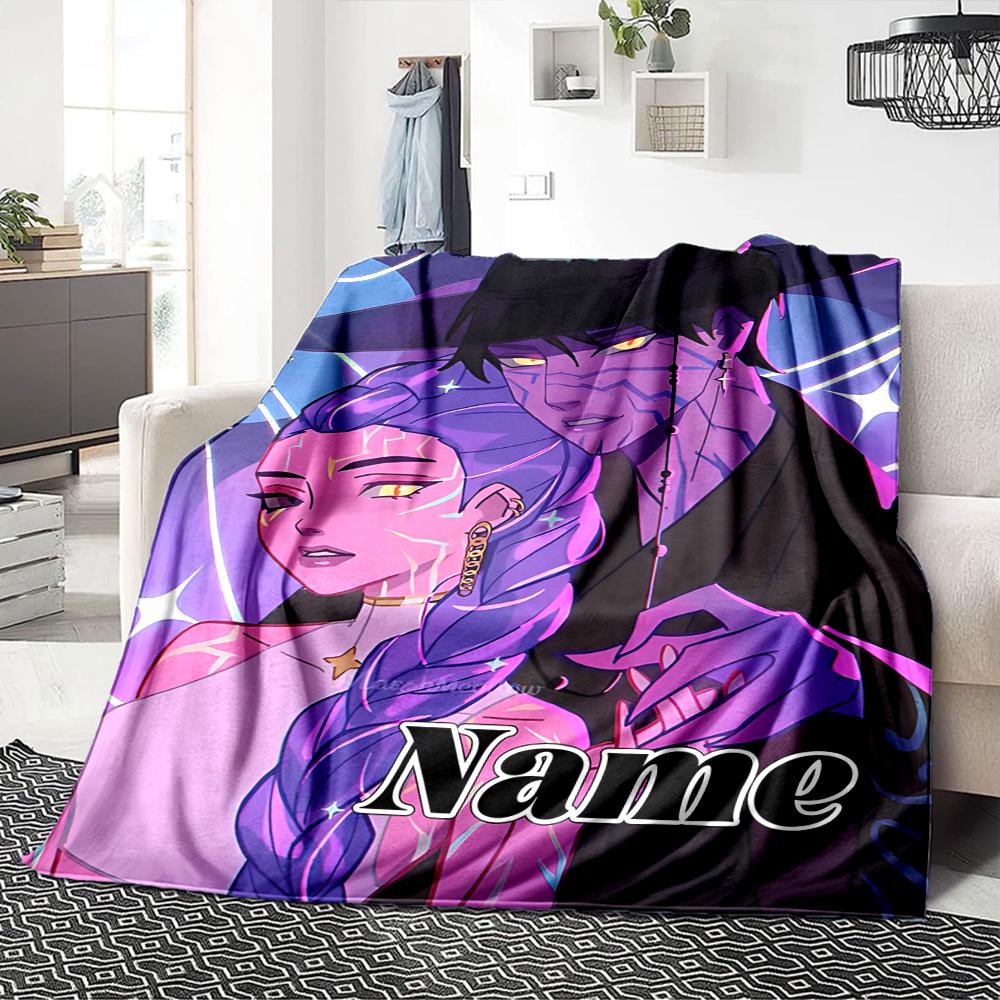 Custom Name Hunter'S Purple Dream Party Blanket For Couch Bed Plush Cozy Fuzzy Blanket Super Soft Warm Blankets For Fall And Winter 0916206