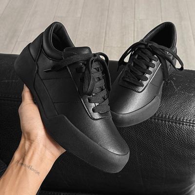 Main Line Low-top Niche New High Street Style Heightened Thick-soled White Shoes Casual Board Shoes