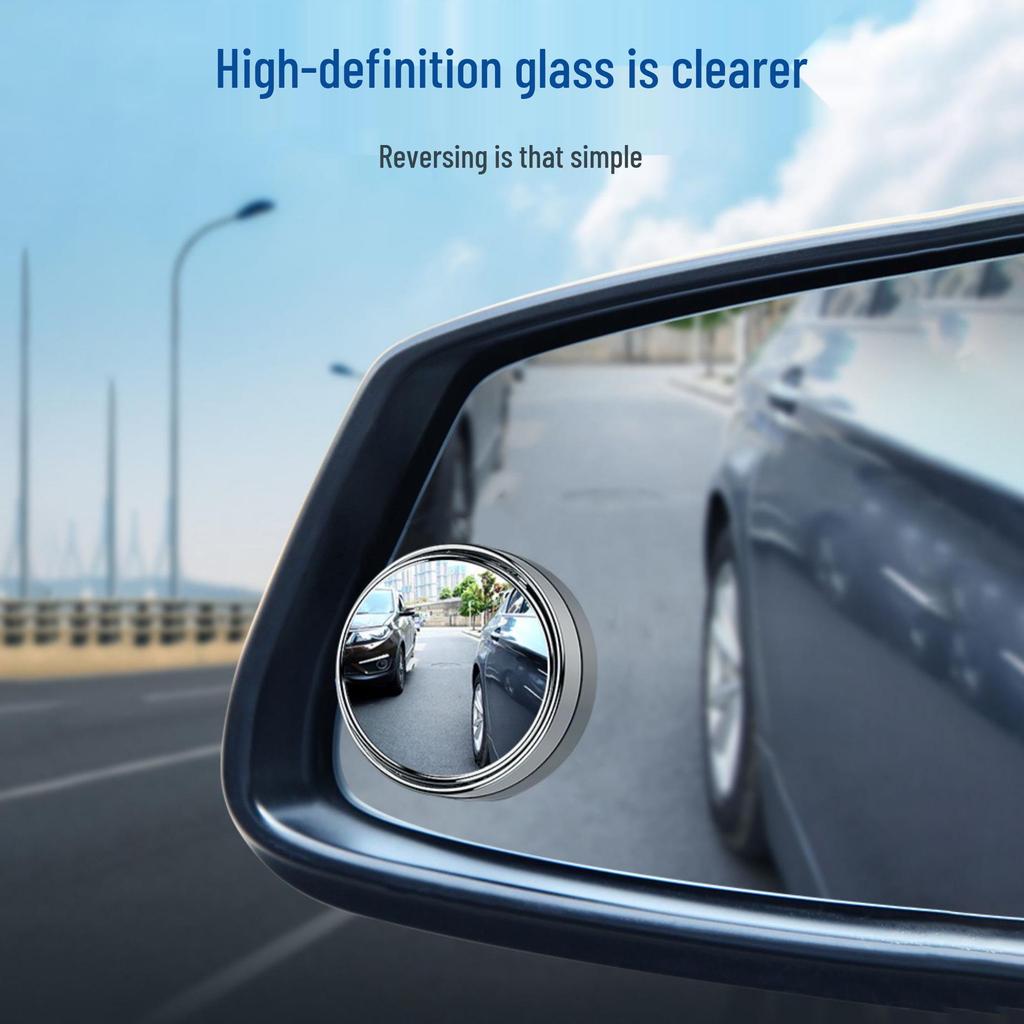Rainproof HD Round Rearview Mirror for Blind Spots