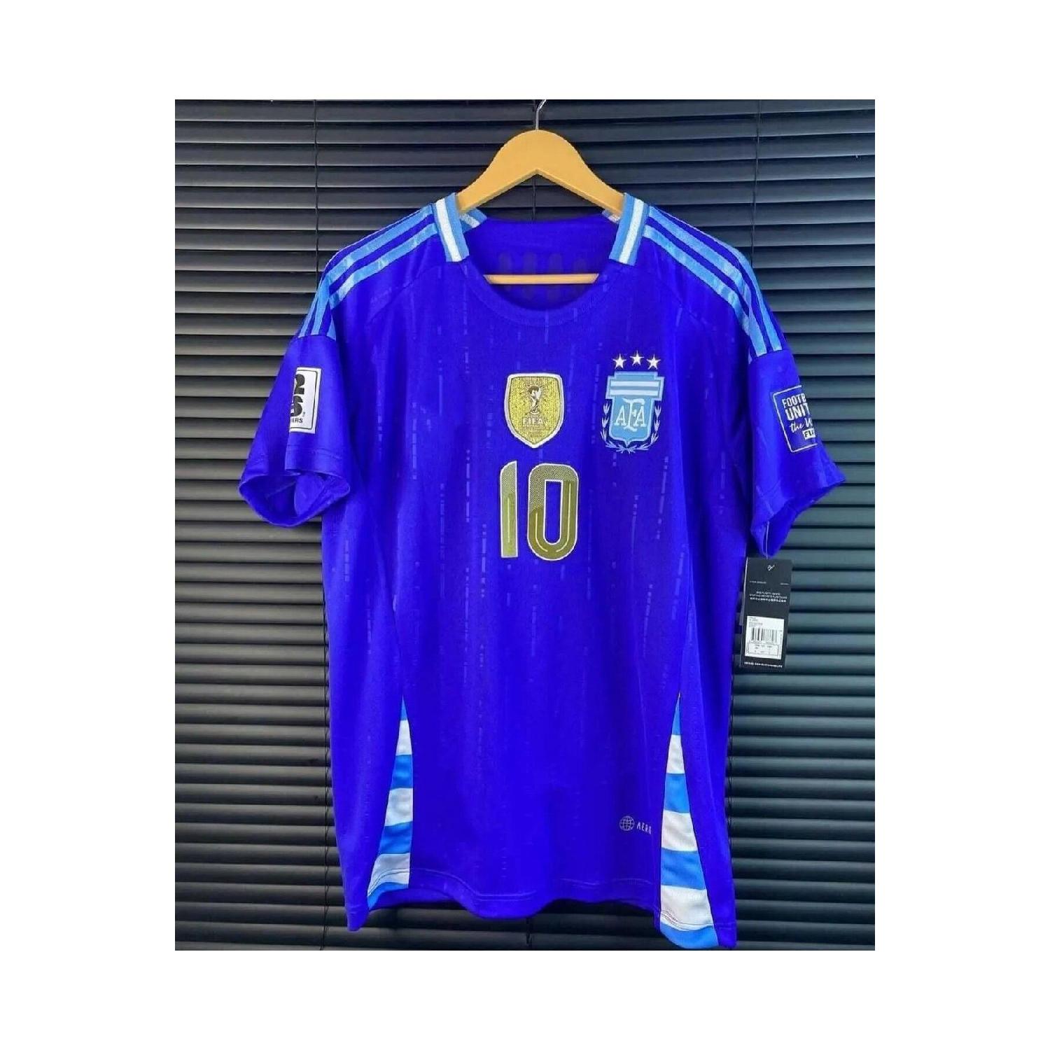 

Аргентина 2024 Новый сезон, выездная майка Лионеля Месси (синий)