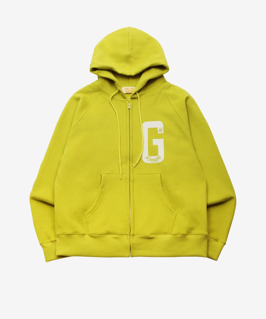 Golden Sunshine G-Logo Hood Zip-Up_Butter Cup
