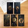 Luxury Bitcoin Gold Phone Case For Samsung Galaxy S25 S24 S22 S23 Ultra S21 S20 Plus 5G Frosted Non-Slip Full Cover Soft Case