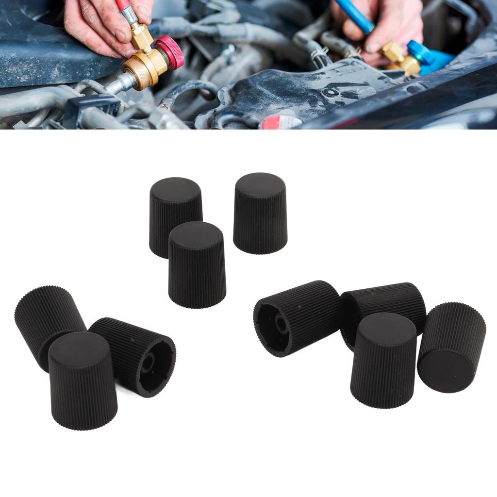 50PCS   Conditioning Valve   Car Fuel Injection Nozzle   Sealing Plastic Dustproof Covers M8X1
