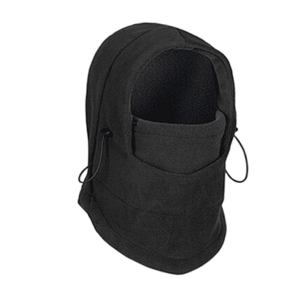 Ski Face Mask Windproof Thermal Fleece Balaclava Hat Neck Warmer Hooded Neck Face Mask Thicken Warm Bomber Hat for Hiking Skiing