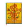 Paperblanks PB1518-6 Van Gogh Sunflowers Hardcover Ruled Notebook, Ultra
