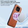 Wireless Charging Magnetic Case for Xiaomi Redmi Note 14 Pro 5G 14 Pro+ Plus Protective Cover PU Leather Hard Back Shell Coque