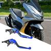 Levier d'embrayage de frein rétractable en aluminium, position réglable, grip amélioré, personnalisation de moto, compatible avec ADV/PCX160