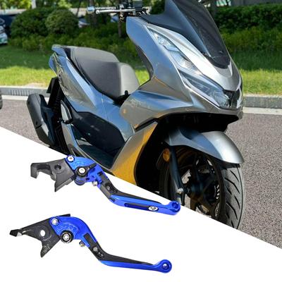 Retractable Brake Clutches Lever Aluminum Adjustable Position Enhanced Grip Motorcycle Customization Fit for ADV/PCX160