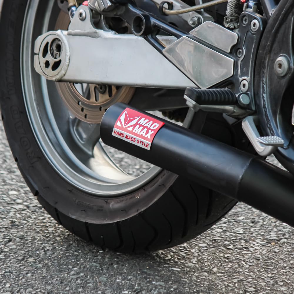 MADMAX Original Aluminum Heat Resistant Sticker for Short Pipe Muffler