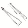 2-piece Ultimate Elastic Thread Tweezer Set - Self locking Design, Easy Belt Sewing Tool, Suitable for Handicraft Enthusiasts