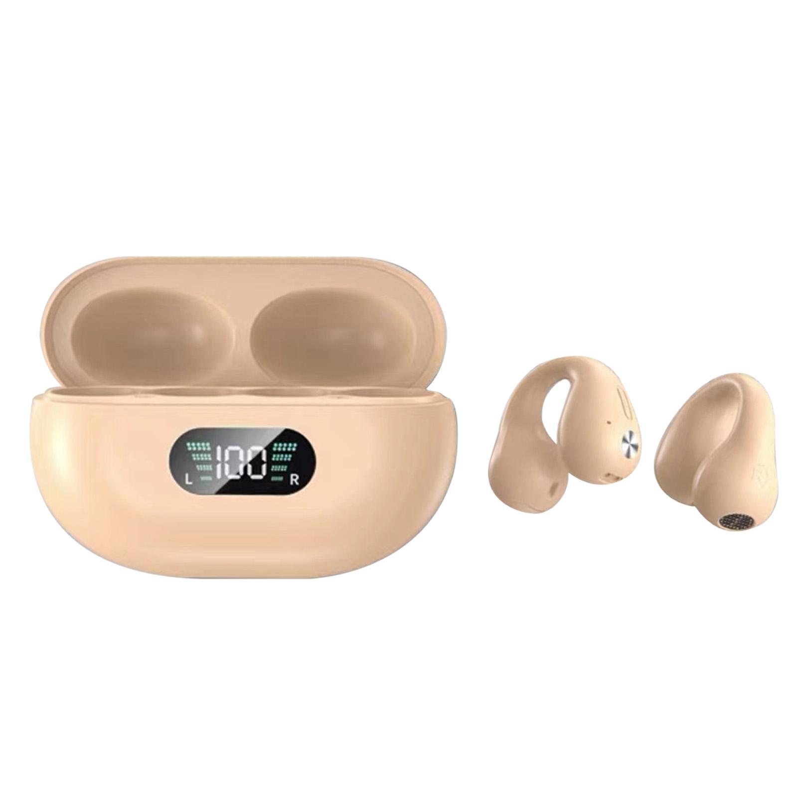 

Наушники Bluetooth с костной проводимостью Открытое ухо Интеллектуальный цифровой дисплей Эргономичный Легкий хаки