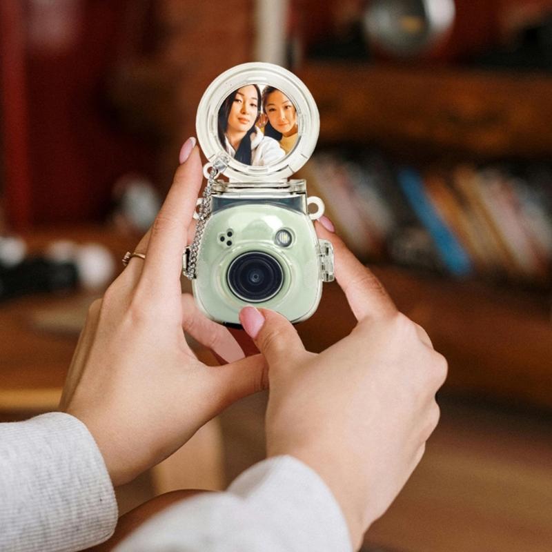 Transparents AntiScratch Phone Camera Cover Builts In 360 Adjustable Mirror for Precise SelfPortraits