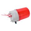Rote Drehwarnleuchte Hohe Helligkeit Einstellbarer Ton Licht Alarm Blinklicht 220V 2W
