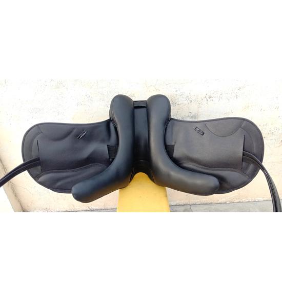 Leather Dressage Monoflap Saddle with Changeable Gullets – Elegant Cantle Design   Current Price