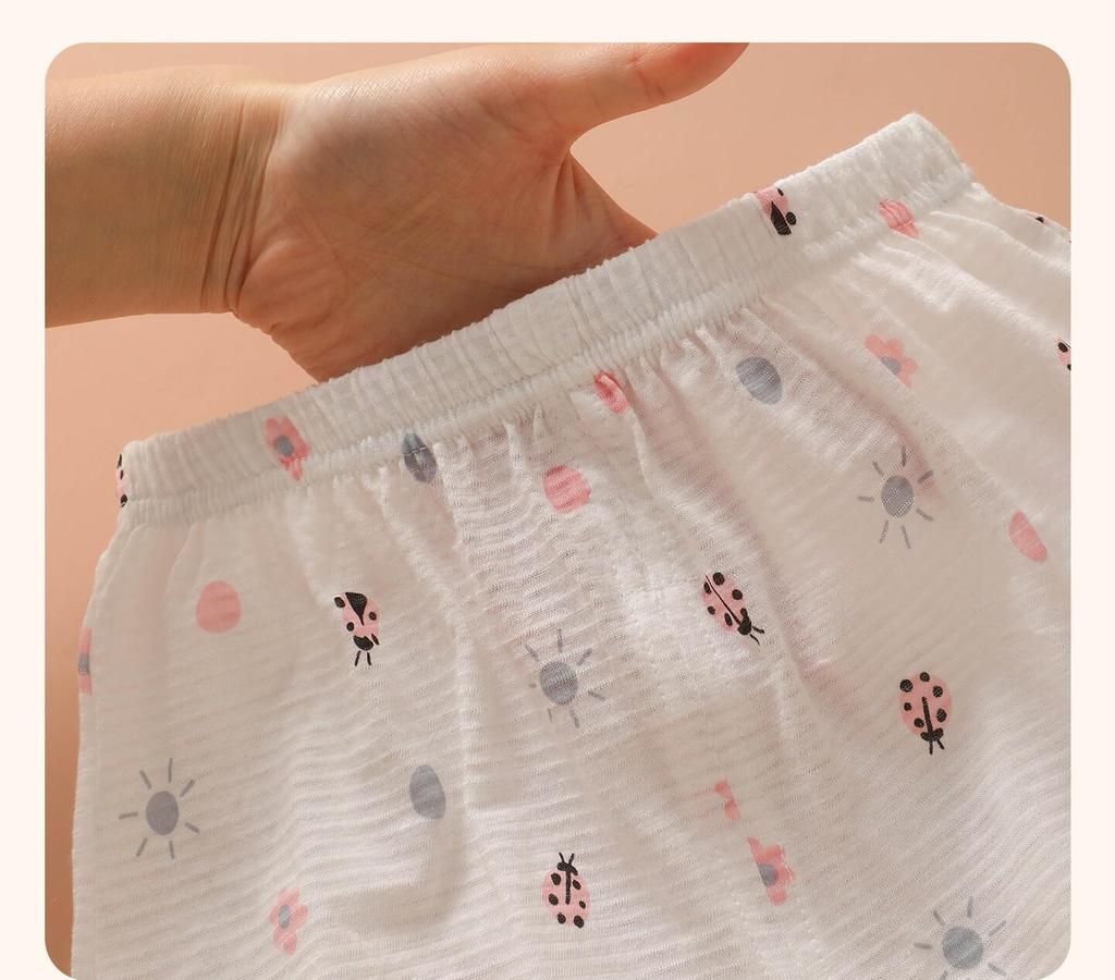 Girls' Cotton Summer Bloomers - Safety Underwear Thin Pants for Babies & Kids