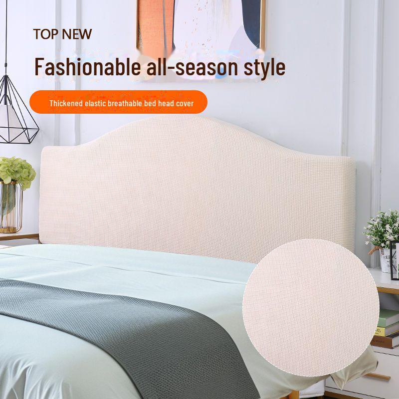 Nordic Universal Elastic Bed Head Cover - Dustproof & All-Inclusive for Dorms