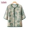 YUZHAOLIN Women's Mid-Aged Summer Chinese Style Tang Suit Blouse