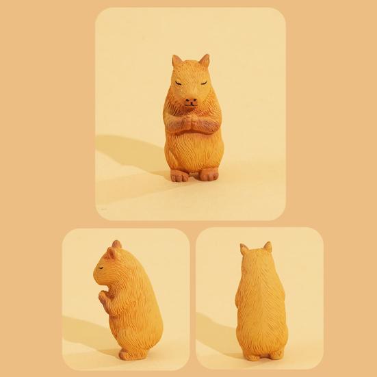 Clasp Hands Animal Statue Simulation Panda Rabbit Capybara Koala Dog Cat Monkey Ornament Resin Sculpture Decoration Ornament