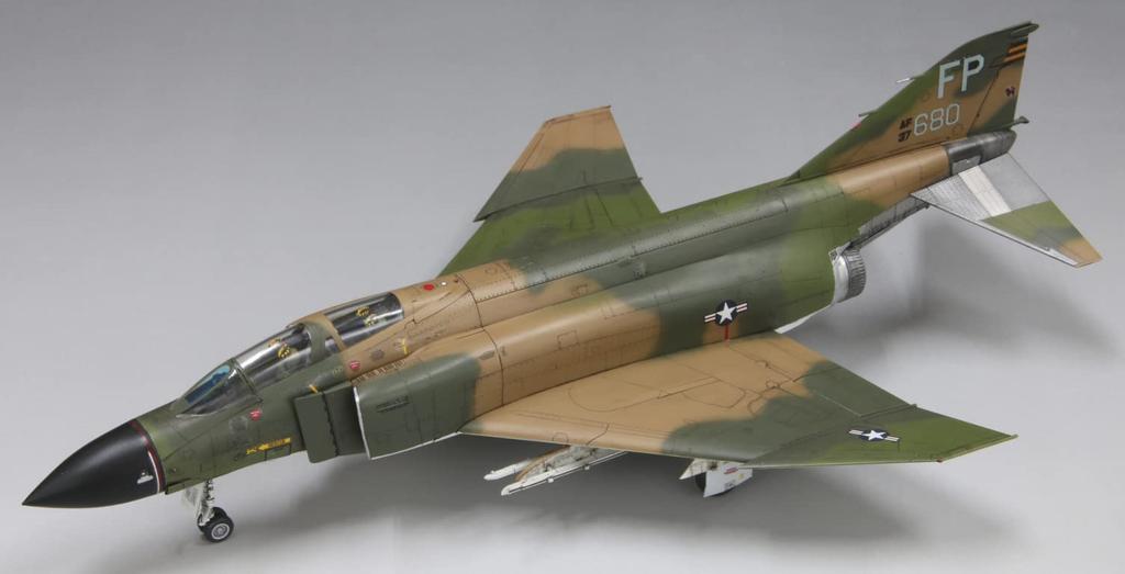 Fine Mold Aircraft Series US Air Force Fighter Wolf Pack 1967 Limited Edition Plastic Model 72846 Molding Color 1/72 F-4C