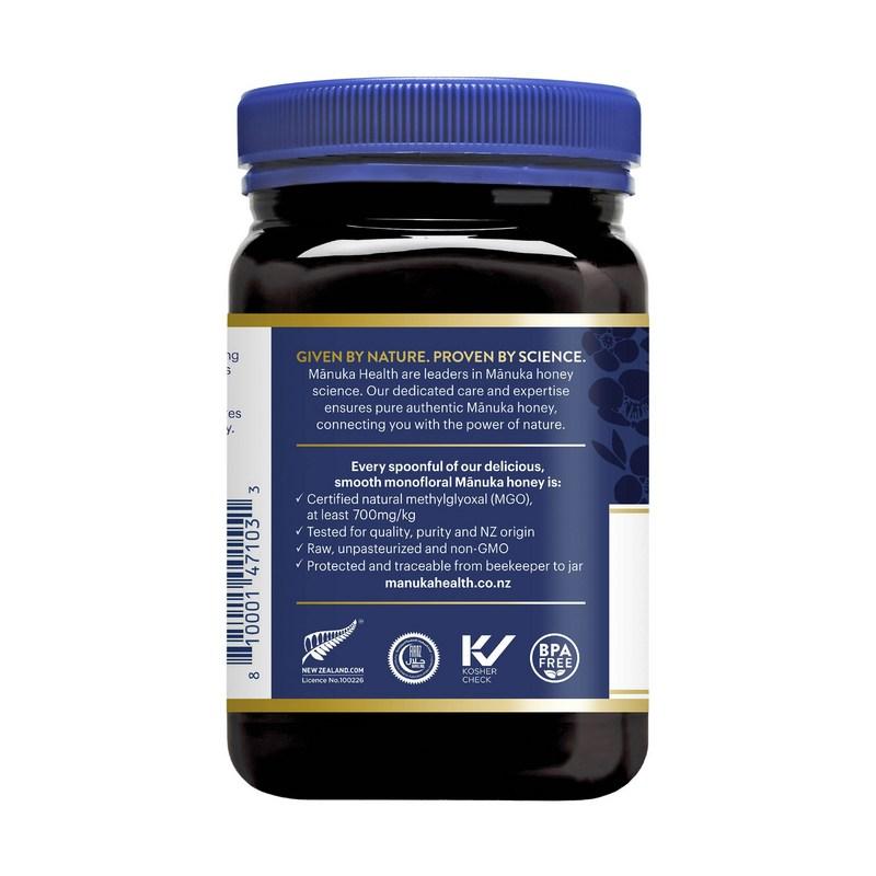 Manuka Health Raw Manuka Honey 18+ UMF MGO 700+, 500g, 1 unit