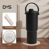Insulated Vacuum Flask Travel Bottle with Straw Large Capacity BPA Free Food Grade Heat-Insulated Water Bottle Tumbler