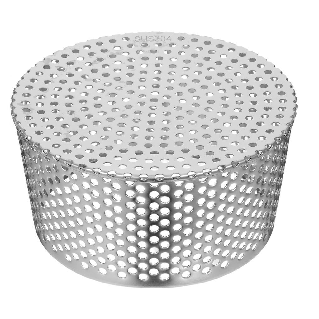 Stainless Steel Dome Floor Drain Cover 180mm Drain Filter Anti-Blocking Gutter Guard Outdoor Drainage