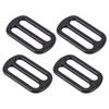 10 Pcs Slide Buckle 43x26mm Webbing Strap Adjustable Buckle Fastener Metal Strap Slider Adjuster for Clothing Bag