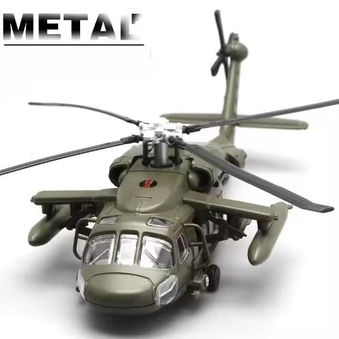 1/32 Maßstab Apache Black Hawk Bewaffneter Hubschrauber Diecast Legierungsmodell Sammlerspielzeug Geschenke / Sammlung / Kinder gray