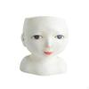 Bust Planter Distressed Face Shaped Antique Evocative Flowerpot for Decorators, Plant