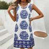 Women's Casual Sleeveless Sundress Plain Long Summer Beach Maxi Dress