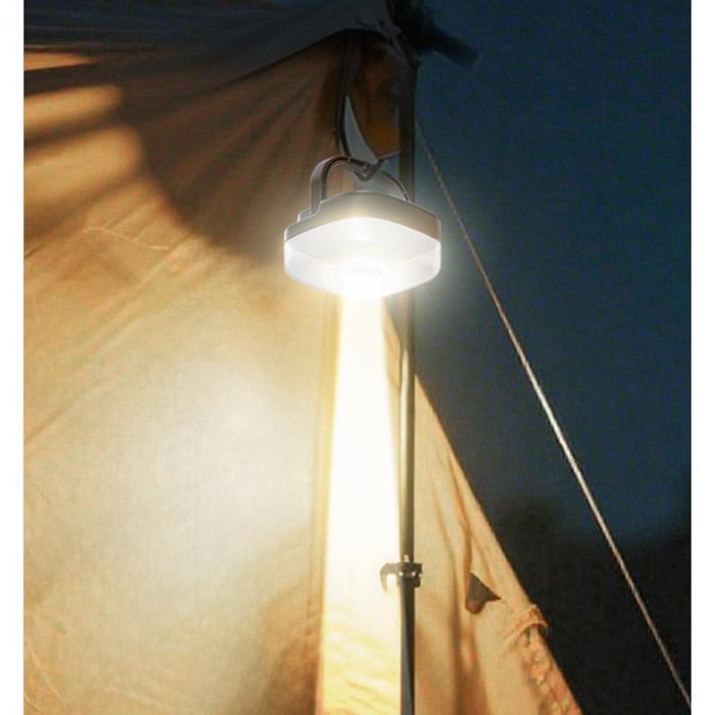 Digital Display Solar Camping Lamp 5 Modes Zoomable Type C Fast Charging Overcharge Protection 1000mAh for Garden Tent Outdoor