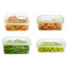 Spacious Square Vacuum Food Storage Container Perfect For Fridge Or Pantry