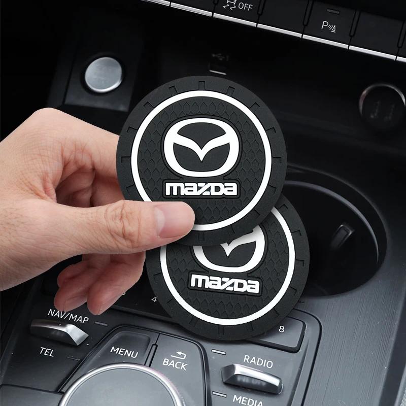 

2025 Hot Car Water Cup Bottle Holder Anti-slip Pad Mat Silica Gel For Mazda 2 3 5 6 BL BM GJ CX3 CX4 CX5 CX-5 CX8 KE KF CX7 CX9
