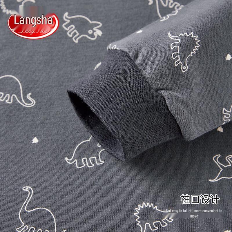 Langsha Boys' Cotton Long Underwear Set