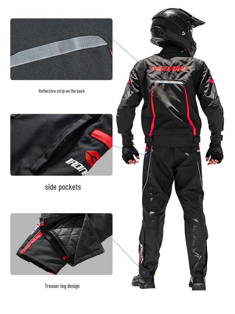 All-Season Breathable Waterproof Motorcycle Riding Suit Set